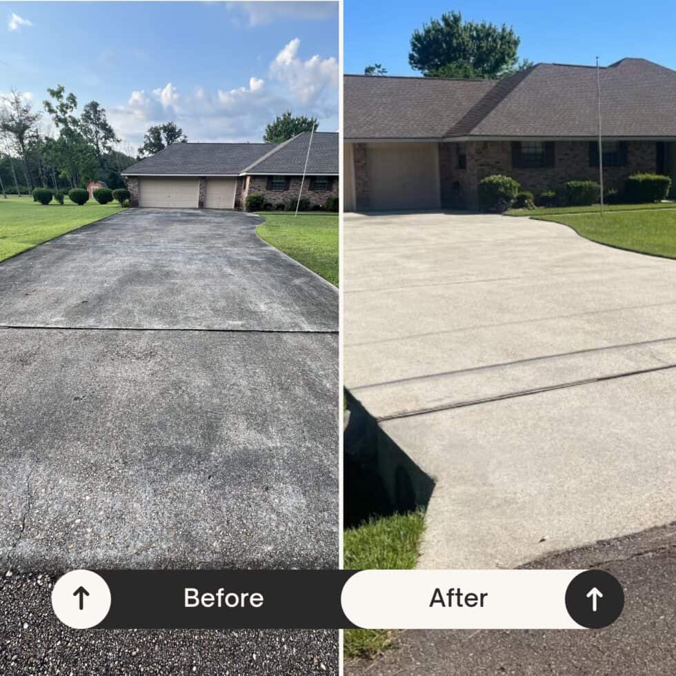 pressure washing project
