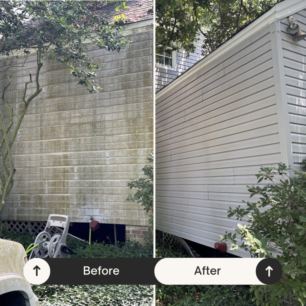 pressure washing project